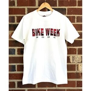 Vintage Harley-Davidson Shirt Mens Medium White Bike Week Orlando 2004 Florida